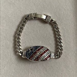 Brighton American flag bracelet